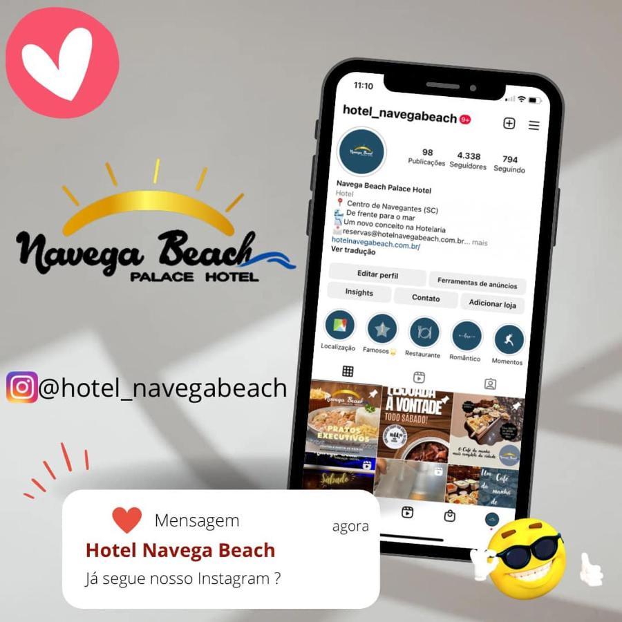 Navega Beach Palace Hotel Навегантис Экстерьер фото